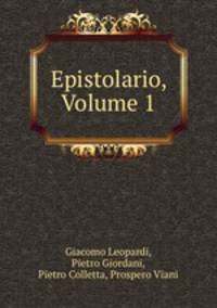 Epistolario, Volume 1