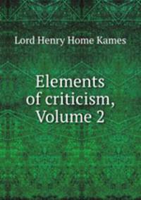 Elements of criticism, Volume 2