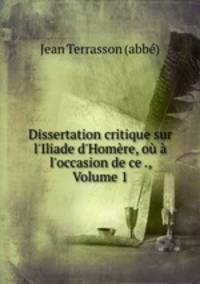 Dissertation critique sur l