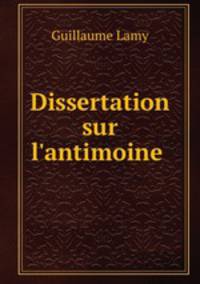 Dissertation sur l