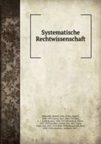 Systematische Rechtwissenschaft