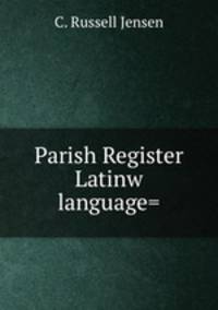 Parish Register Latinw language=