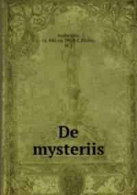 De mysteriis