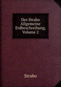 Des Strabo Allgemeine Erdbeschreibung, Volume 2