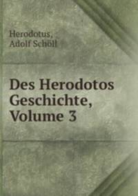Des Herodotos Geschichte, Volume 3