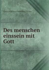 Des menschen einssein mit Gott