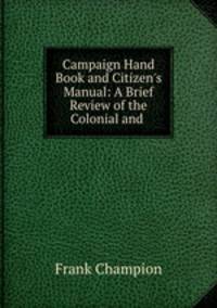 Campaign Hand Book and Citizen