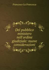 Del pubblico ministero nell