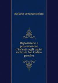 Deposizione e presentazione d