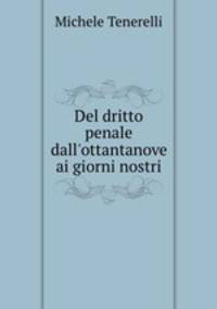 Del dritto penale dall