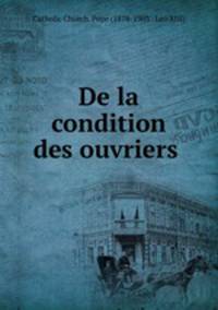 De la condition des ouvriers