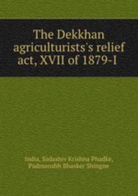 The Dekkhan agriculturists