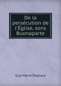 De la persecution de l