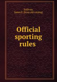 Official sporting rules