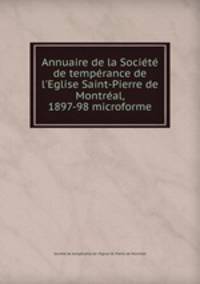 Annuaire de la Societe de temperance de l