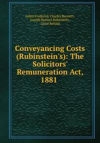 Conveyancing Costs (Rubinstein