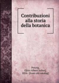 Contribuzioni alla storia della botanica