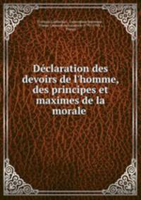 Declaration des devoirs de l