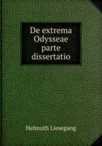 De extrema Odysseae parte dissertatio