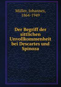 Der Begriff der sittlichen Unvollkommenheit bei Descartes und Spinoza