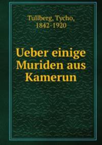 Ueber einige Muriden aus Kamerun
