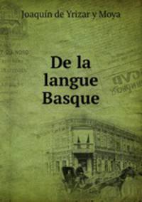 De la langue Basque