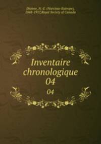 Inventaire chronologique. 04