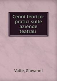 Cenni teorico-pratici sulle aziende teatrali