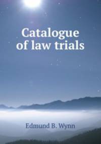 Catalogue of law trials