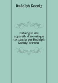 Catalogue des appareils d