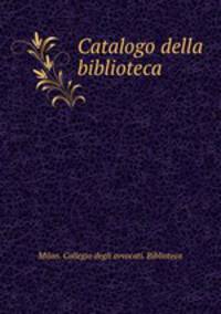 Catalogo della biblioteca