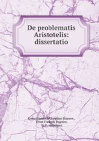 De problematis Aristotelis: dissertatio