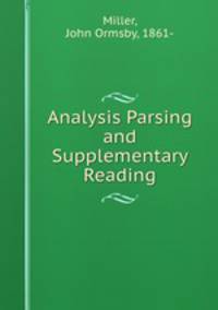 Analysis Parsing and Supplementary Reading