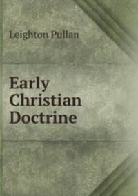 Early Christian Doctrine