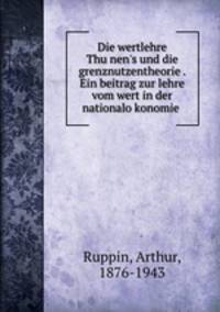 Die wertlehre Thu?nen