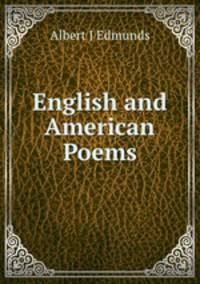 English and American Poems.