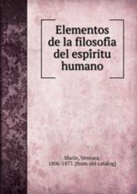 Elementos de la filosofi?a del espi?ritu humano