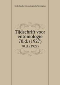 Tijdschrift voor entomologie. 70.d. (1927)