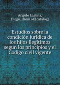 Estudios sobre la condicio?n juri?dica de los hijos ilegi?timos segun los principios y el Codigo civil vigente