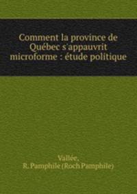 Comment la province de Quebec s