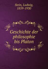 Geschichte der philosophie bis Platon