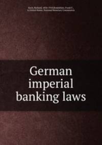 German imperial banking laws