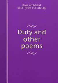 Duty and other poems