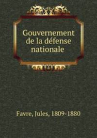 Gouvernement de la de?fense nationale