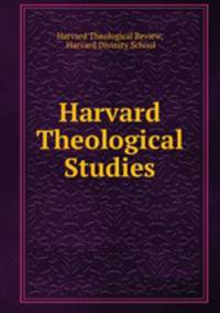 Harvard Theological Studies