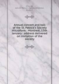 Annual concert and ball of the St. Patrick