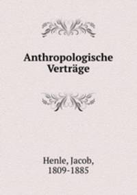 Anthropologische Vertrage