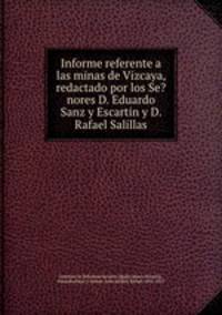 Informe referente a las minas de Vizcaya, redactado por los Se?nores D. Eduardo Sanz y Escartin y D. Rafael Salillas