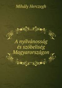 A nyilvanossag es szobeliseg Magyarorszagon