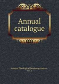 Annual catalogue.